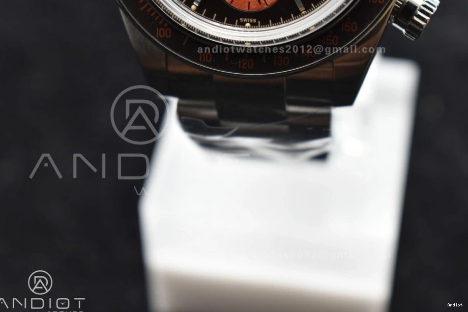 Bracelet on A7750 SS Best Daytona ADGF Edition Dial Orange SS Black 0325